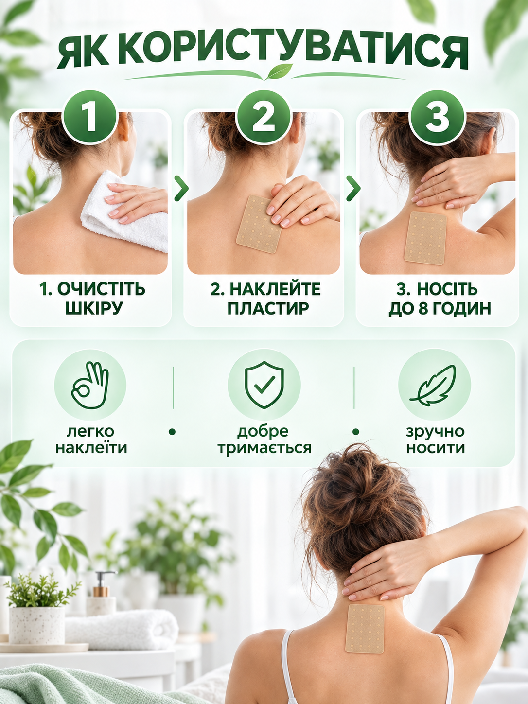 Як користуватися перцевим пластиром